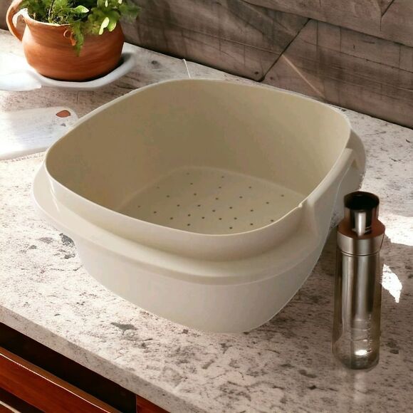 Tupperware Microwave Steamer 887-14 Insert ONLY Cookware Replacement Piece Vtg. - Picture 13 of 16